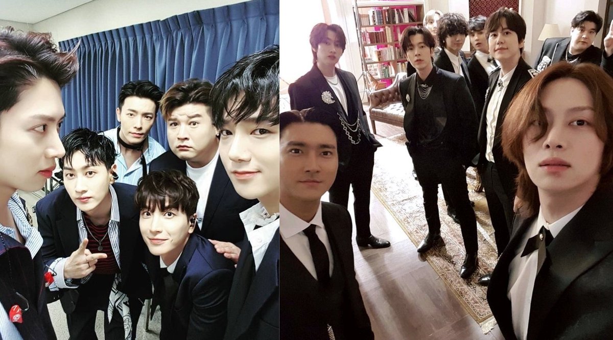heebunim's tweet photo. don't you just love it when heechul takes group selfies with his suju members. he loves his members so much 🥹💙 https://t.co/0beujo1wAQ