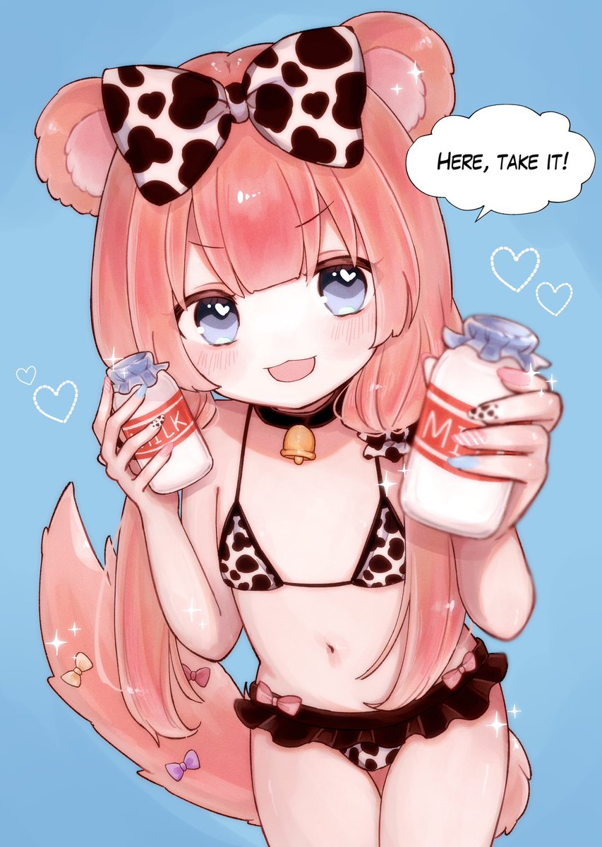 lilymofumofu's tweet image. 夏　ビキニイラストSkeb
