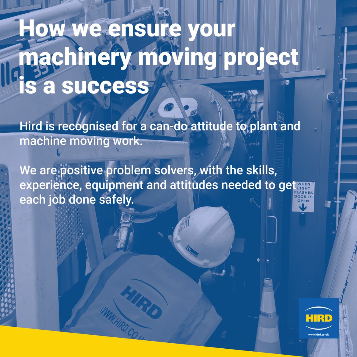 HirdyLifting's tweet photo. Here at Hird we use a tried and tested approach to all machinery moving projects.

But that doesn’t mean we’re not flexible…

🔗 https://t.co/UT07P2Csi2

#Hird #MachineryMoving #HeavyLifting #Specialists #MobileCraneLifts #LiftingSolutions #TurnkeySolutions #FactoryRelocation https://t.co/KT1aCMhwII