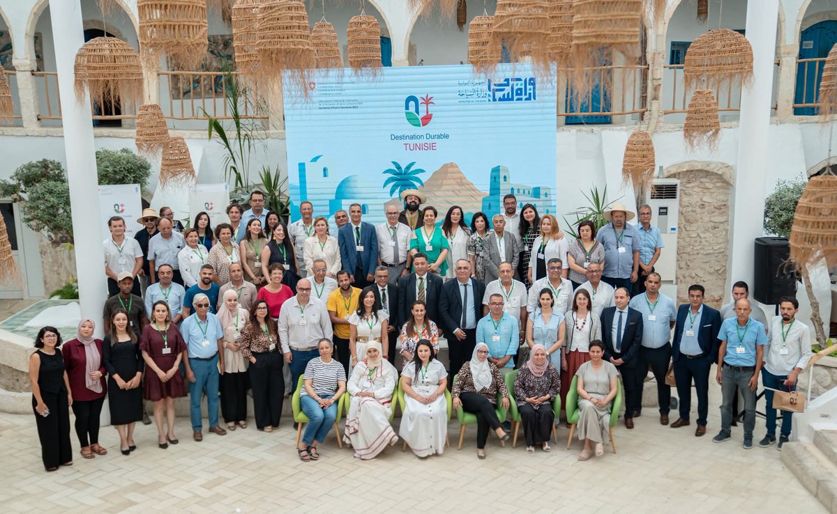 AmbSuisseTunis's tweet photo. Ravi du lancement lundi à Djerba du projet Destination Durable Tunisie 🇹🇳 soutenu par la #Suisse 🇨🇭 qui réaffirme son engagement pour un tourisme plus durable, inclusif et équitable en #Tunisie notamment au #Dahar, à #Djerba et à #Sousse. https://t.co/Jur3WBodh4