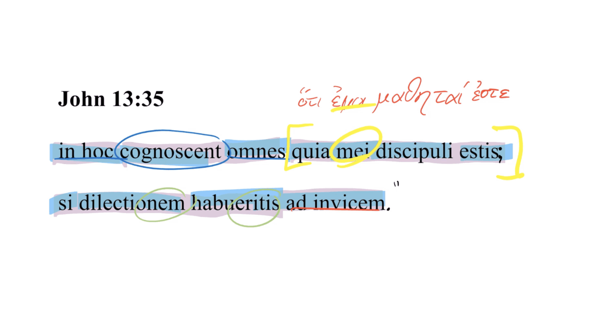 Today's Latin Vulgate Video: John 13:35 Latin Vulgate ow.ly/IFPx106eEyo