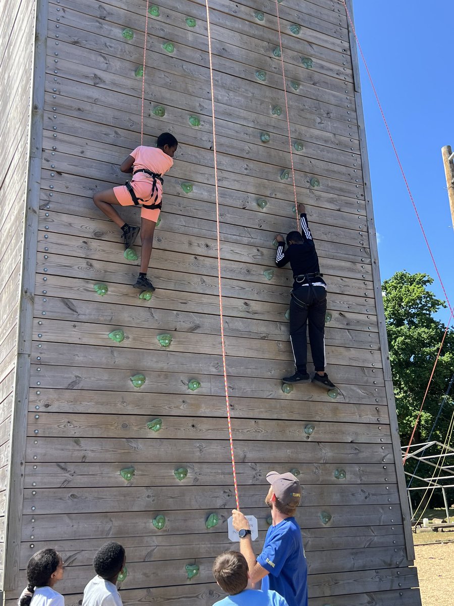 JBprimaryschool's tweet photo. Excellent work Y6 - lots of encouragement and support to get to the top @PGLTravel https://t.co/bbHxOFMDW0