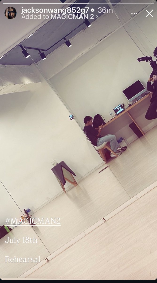 JacksonWThaifan's tweet photo. [👑] 20250703 #JSWInsta Story

#MAGICMAN2 
18 กรกฎาคม นี้
ซ้อม

#JacksonWang #王嘉尔 #잭슨 
#MAGICMAN #TEAMWANG
#TEAMWANGrecords https://t.co/KC9OAq0rTH