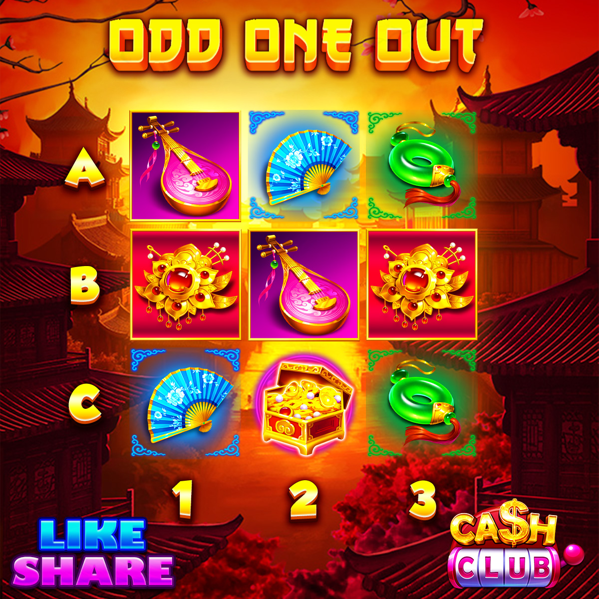 CashClubCasino's tweet photo. ๐โจThink youโve got the sharpest eyes in the kingdom?
๐ต๏ธโโ๏ธSpot the ONE symbol that ๐ญ๐ธ๐ฎ๐ผ๐ท'๐ฝ ๐ฑ๐ช๐ฟ๐ฎ ๐ช ๐ถ๐ช๐ฝ๐ฌ๐ฑ!๐ฅ
๐ฌDrop your answer below and enjoy your FREE COINS--> https://t.co/v749IqYikq
๐ฐ50 COMMENTS = More FREE COINS
#SlotGameFun #WinBig #CasinoChallenge #OddOneOut https://t.co/YYIzcYThiD