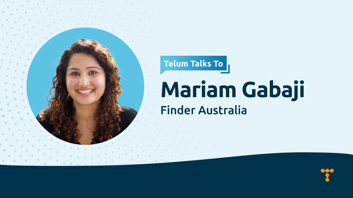 Mariam Gabaji, Senior Editor at Finder Australia, talks to Telum Media about simplifying complex topics, data storytelling, and what makes a PR pitch shine in finance &amp; tech. Read the full interview (available after log-in): hubs.la/Q03vLWNk0