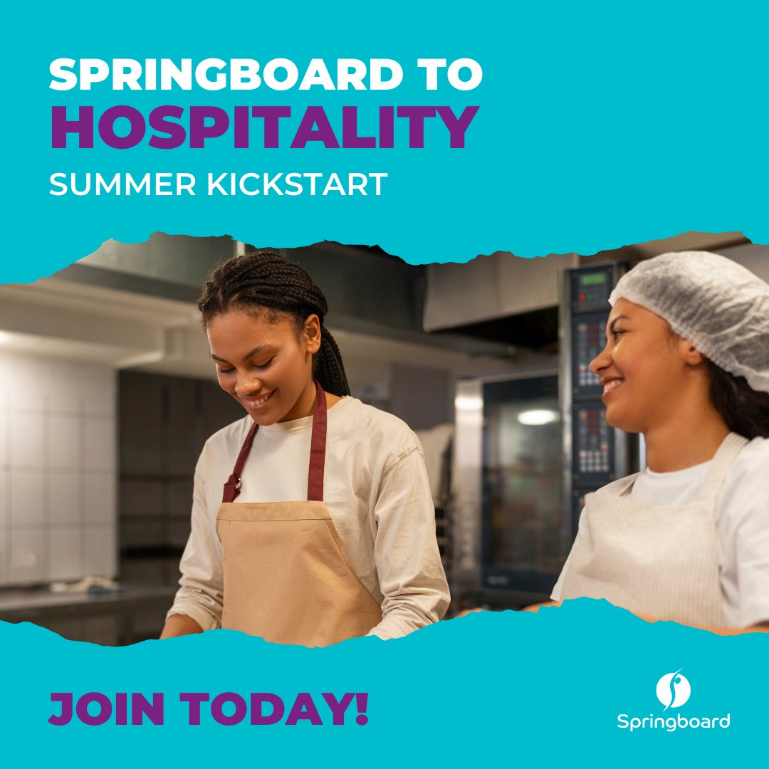 Springboard_UK's tweet image. 🌞 Summer break is nearly here! Starting 7 July in Manchester & London, our FREE Springboard to Hospitality course helps young people kickstart careers with CV tips, hands-on experience & travel support🚀
Apply now: loom.ly/dMTijzw
#SpringboardToHospitality #Springboard