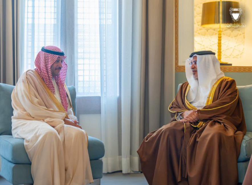 السفارة في البحرين (@ksaembassybh) on Twitter photo استقبل صاحب السمو الملكي الأمير سلمان بن حمد آل خليفة ولي العهد رئيس مجلس الوزراء، اليوم
في قصر الزاهر بالرفاع .
سعاده السفير/ نايف بن بندر السديري<a href="/naif63_2/">نايف بن بندر السديري</a>
.🇸🇦🇧🇭 استقبل صاحب السمو الملكي الأمير سلمان بن حمد آل خليفة ولي العهد رئيس مجلس الوزراء، اليوم
في قصر الزاهر بالرفاع .
سعاده السفير/ نايف بن بندر السديري<a href="/naif63_2/">نايف بن بندر السديري</a>
.🇸🇦🇧🇭