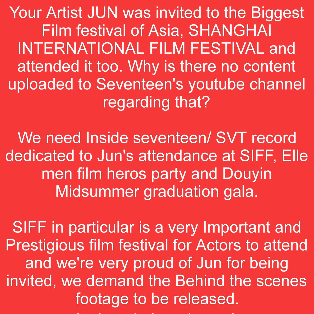 ᴋʏ (@ddaddu_wonu) on Twitter photo carats, please rt & drop the tags for junhui!
WHERE IS JUNHUI
#Stop_Erasing_Jun #TreatJunhuiLikeAMember
<a href="/pledis_17/">세븐틴(SEVENTEEN)</a> <a href="/pledisnews/">PLEDIS ENTERTAINMENT</a> <a href="/pledis17_STAFF/">SEVENTEEN STAFF</a> carats, please rt & drop the tags for junhui!
WHERE IS JUNHUI
#Stop_Erasing_Jun #TreatJunhuiLikeAMember
<a href="/pledis_17/">세븐틴(SEVENTEEN)</a> <a href="/pledisnews/">PLEDIS ENTERTAINMENT</a> <a href="/pledis17_STAFF/">SEVENTEEN STAFF</a>