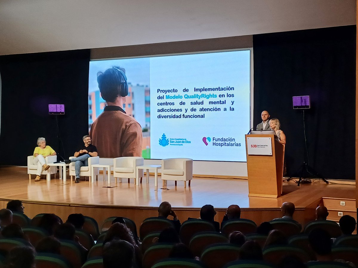 San Juan de Dios España (@ohsanjuandedios) on Twitter photo La conferencia de la Dra. <a href="/MichelleFunk3/">Michelle Funk</a> en el <a href="/parcsanitarisjd/">Parc Sanitari Sant Joan de Déu</a>, en Sant Boi de Llobregat, ha planteado los retos y oportunidades de la implantación del modelo #QualityRights en la atención a la salud mental en los centros de San Juan de Dios España y la <a href="/f_hospitalarias/">Fundación Hospitalarias</a> La conferencia de la Dra. <a href="/MichelleFunk3/">Michelle Funk</a> en el <a href="/parcsanitarisjd/">Parc Sanitari Sant Joan de Déu</a>, en Sant Boi de Llobregat, ha planteado los retos y oportunidades de la implantación del modelo #QualityRights en la atención a la salud mental en los centros de San Juan de Dios España y la <a href="/f_hospitalarias/">Fundación Hospitalarias</a>