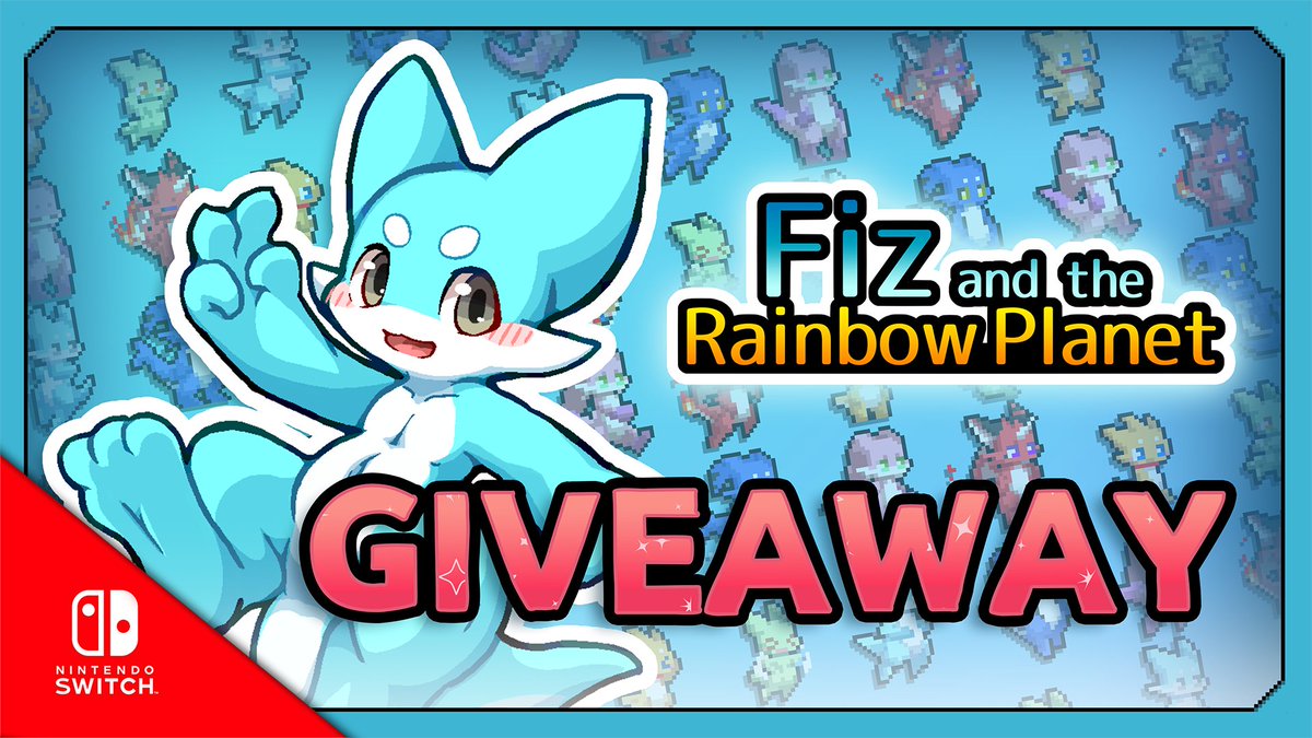 Forever Entertainment Indie Games (@fe_indiegames) on Twitter photo Fiz and the Rainbow Planet premieres on July 10th! 🌈
Get a chance to win the game by joining our #giveaway!
To enter for a chance to win Fiz and the Rainbow Planet for #NintendoSwitch, simply:
✔ Follow @Foreverentert and <a href="/FE_IndieGames/">Forever Entertainment Indie Games</a>
✔ Like and share this post
✔ Comment Fiz and the Rainbow Planet premieres on July 10th! 🌈
Get a chance to win the game by joining our #giveaway!
To enter for a chance to win Fiz and the Rainbow Planet for #NintendoSwitch, simply:
✔ Follow @Foreverentert and <a href="/FE_IndieGames/">Forever Entertainment Indie Games</a>
✔ Like and share this post
✔ Comment