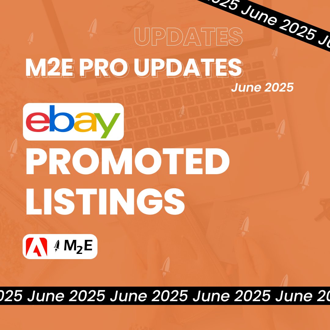 m2epro's tweet image. What’s new in #M2EPro? June Update🚀

Now you can manage #eBay Promoted Listings right from your #AdobeCommerce (#Magento). Create new ones, connect to existing campaigns, or remove products at any time, all within M2E Pro💡 

More👉 docs-m2.m2epro.com/docs/manage-eb…

#ebayads #ecommerce