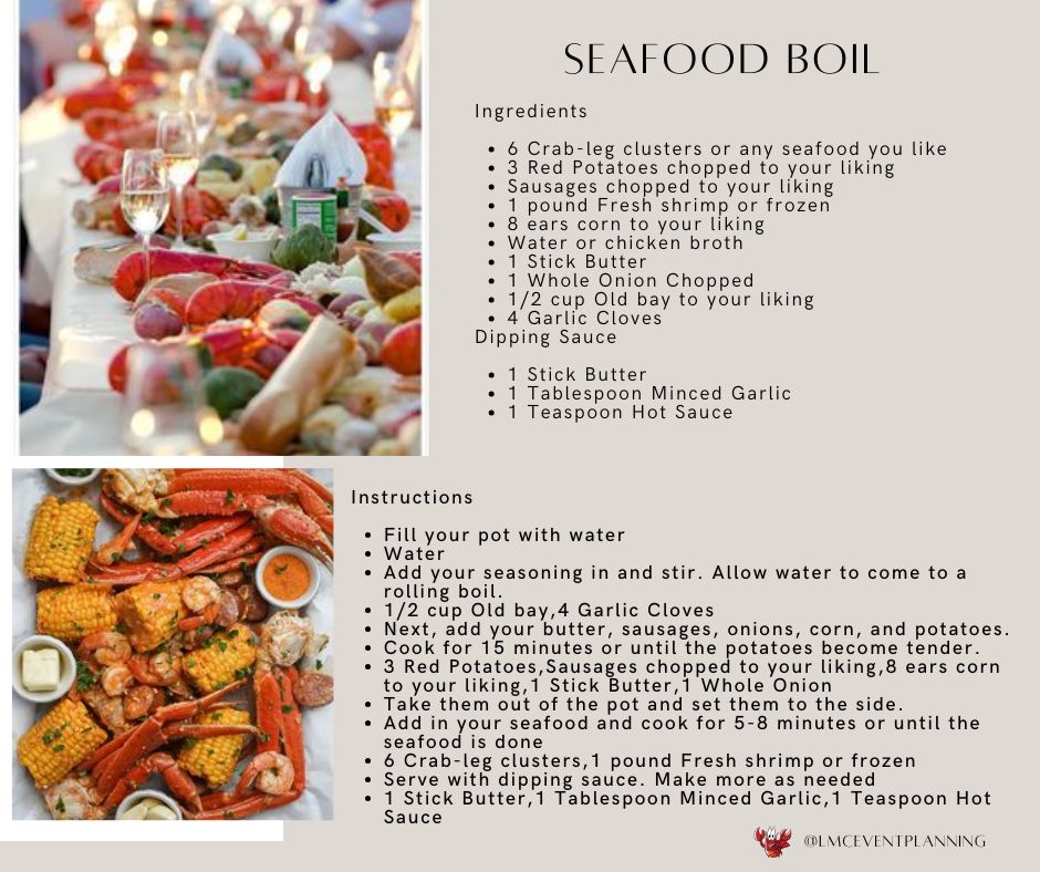 event_lmc's tweet image. Get your seafood fix at home with this simple and delicious recipe! 🐚🍽️ #seafoodaddict #homemadewithlove #boilitup #seafoodlove