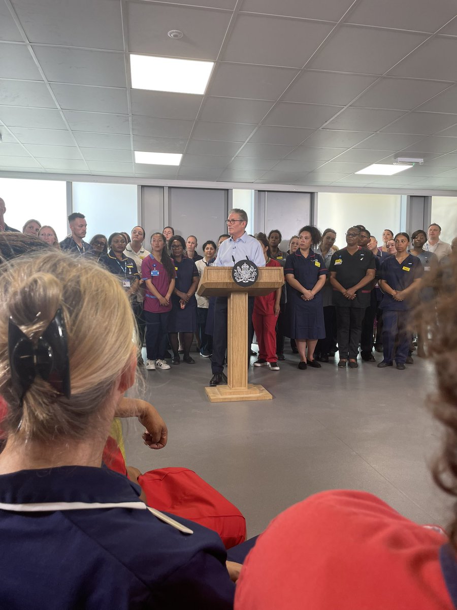 BeccaBarry's tweet image. The Prime Minister told me they WILL be able to recruit and retain enough staff for their neighbourhood health service - despite the current staffing crisis in the health service.