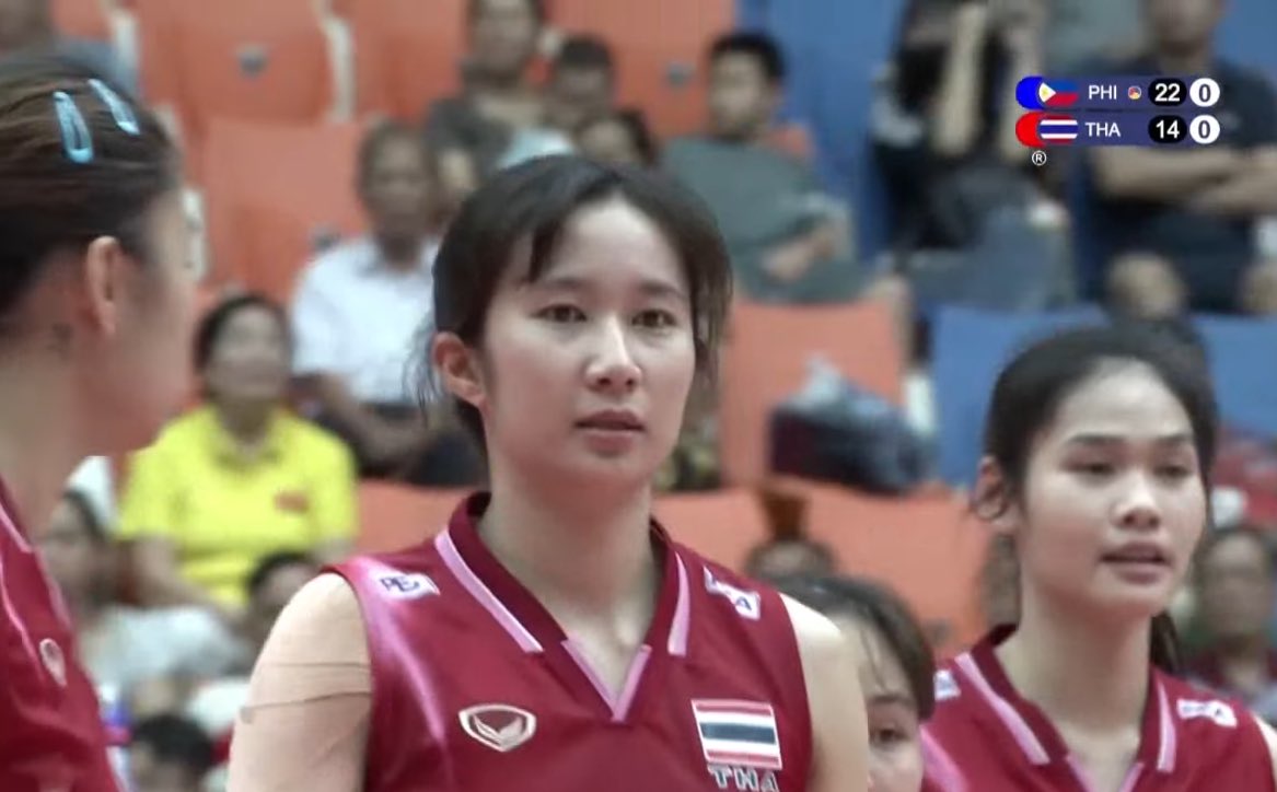 volleytrails's tweet photo. 🇵🇭 Philippines takes Set 1 against 🇹🇭 Est Cola, 25-17!

Watch it LIVE here 👉  https://t.co/LohYs261gN

#VTVCup2025 #Volleyball #bongchuyen #AlasPilipinas https://t.co/jTsyI5epC9
