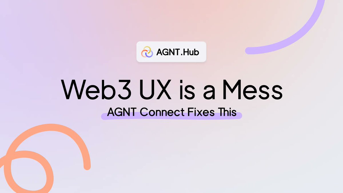 Web3 UX is still a mess.

You discover a protocol on X –then jump to Discord, scroll the docs, open a dApp, connect a wallet…

By the time you're ready to act, the moment’s gone.

Too many steps. Too much friction. That’s where most users drop off.

AGNT Connect changes that.
It
