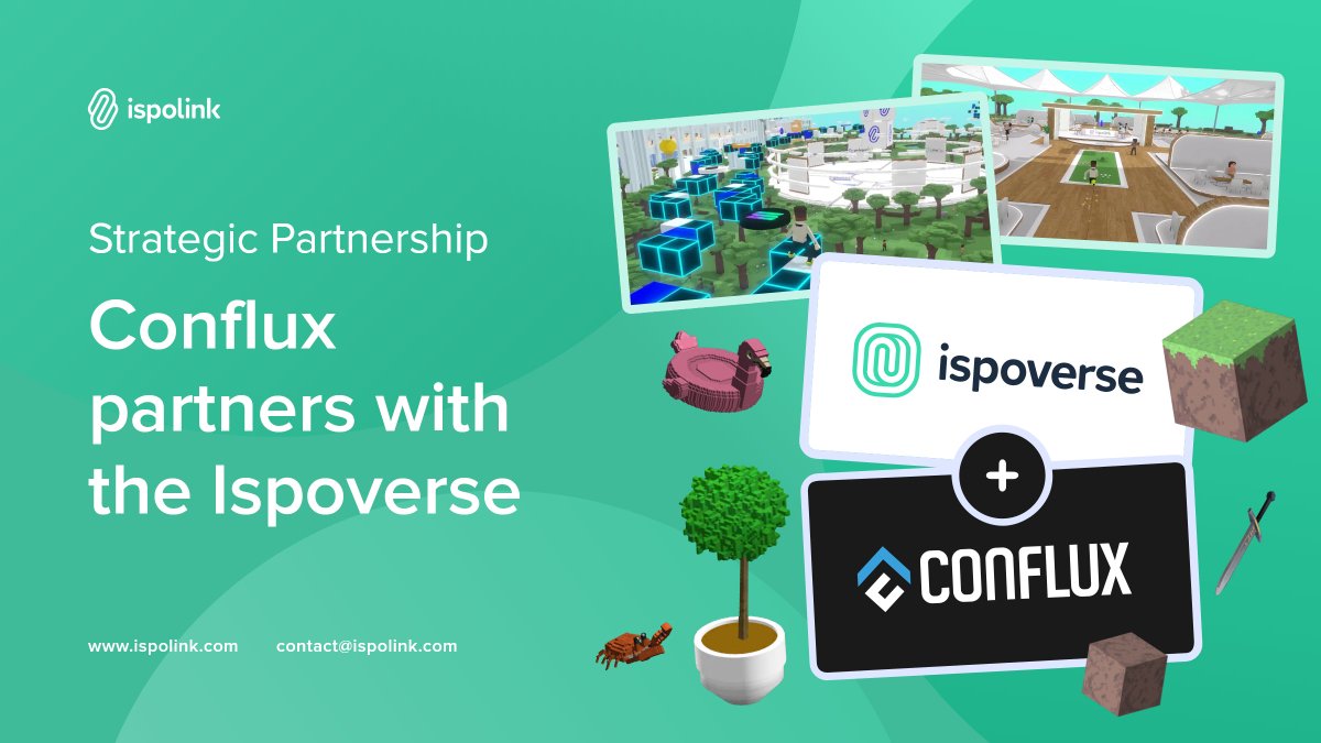 IspoverseGame's tweet photo. ⚡️Big Partnership! Conflux & Ispoverse join forces!🚀

 Delighted to welcome L1 blockchain @Conflux_Network  in our AI-powered P2E Game!

⛰ Conflux  will use the growing #Ispoverse gaming infra for increased marketing exposure, while the Ispoverse will support the secure Conflux L1 blockchain!

ℹ️Conflux is a permissionless Layer 1 blockchain leveraging hybrid PoW/PoS consensus mechanism which enables devs to #BUIDL fast, secure and scalable #Web3 dApps!