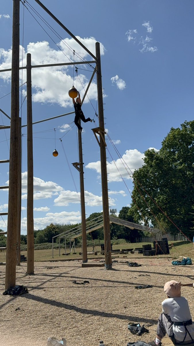 KingsIntColl's tweet photo. Year 7 are taking the leap of faith! 🧗‍♂️ They’ve tackled climbing, mini beast hunts, scavenger challenges, and fencing 🕷️🗡️ Team spirit has been incredible — so proud of how they’ve supported each other and worked together 👏 #Teamwork #Year7Adventure #OutdoorLearning #PGL https://t.co/GIt12o98ai