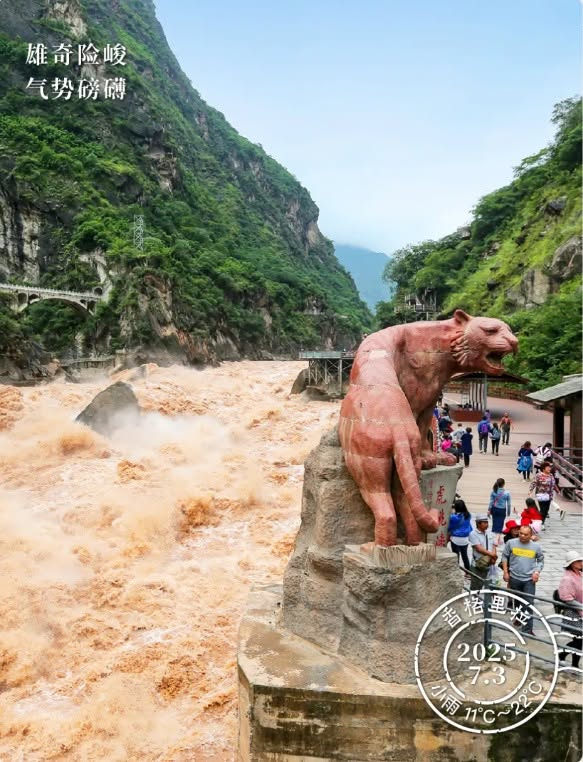 Amazing_Yunnan's tweet image. Summer brings Tiger Leaping Gorge to life!
As the rainy season arrives, the Jinsha River（upper reach of the Yangtze River） surges — making this the most powerful and awe-inspiring time of year to witness the gorge in all its roaring glory. 📷📷
#TigerLeapingGorge #NaturePower