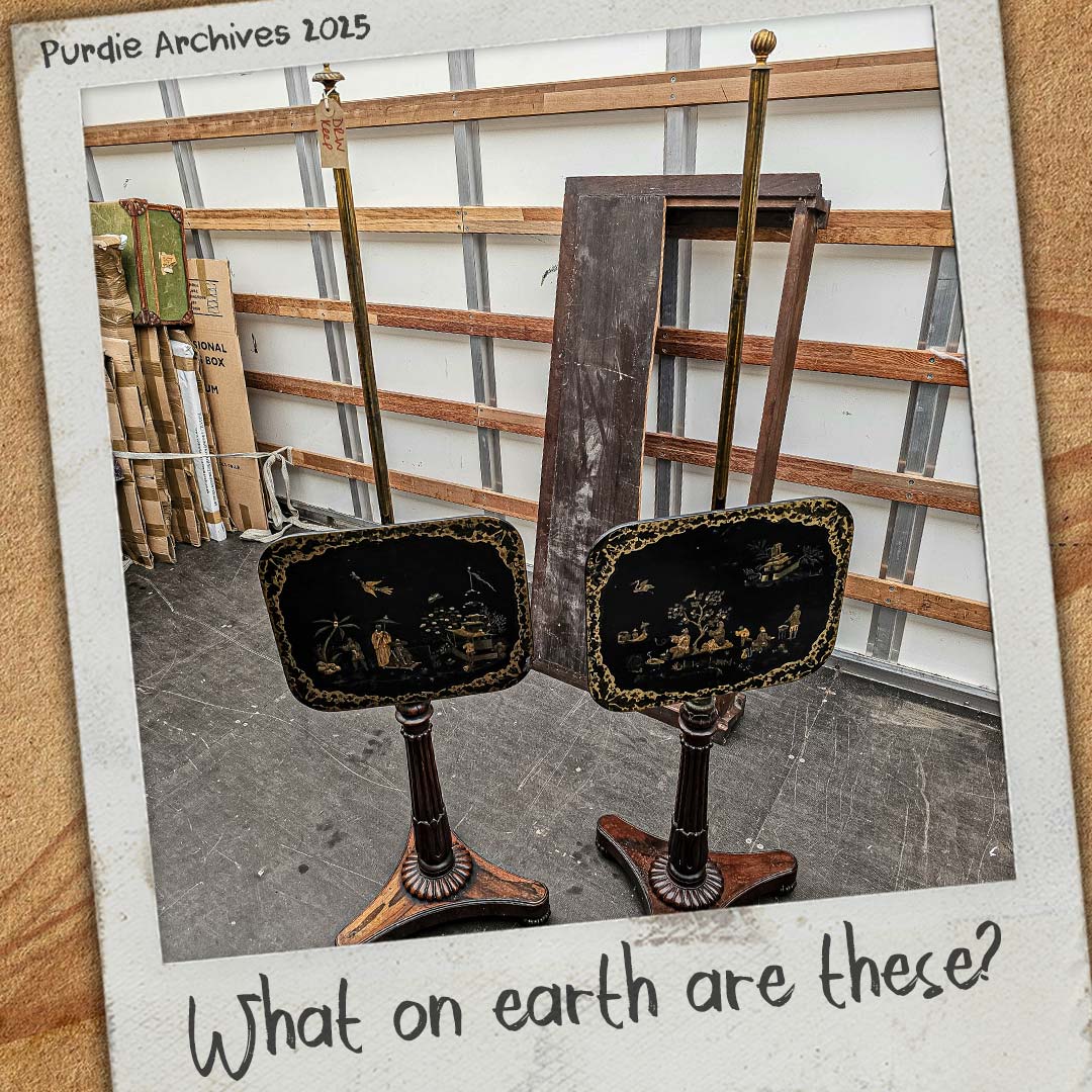 Here's one for the history buffs out there!
What on earth are these?🤔

Taken on a recent job out of storage, we had to do some proper research to figure out exactly what these were!

Can anyone correctly guess what they are?