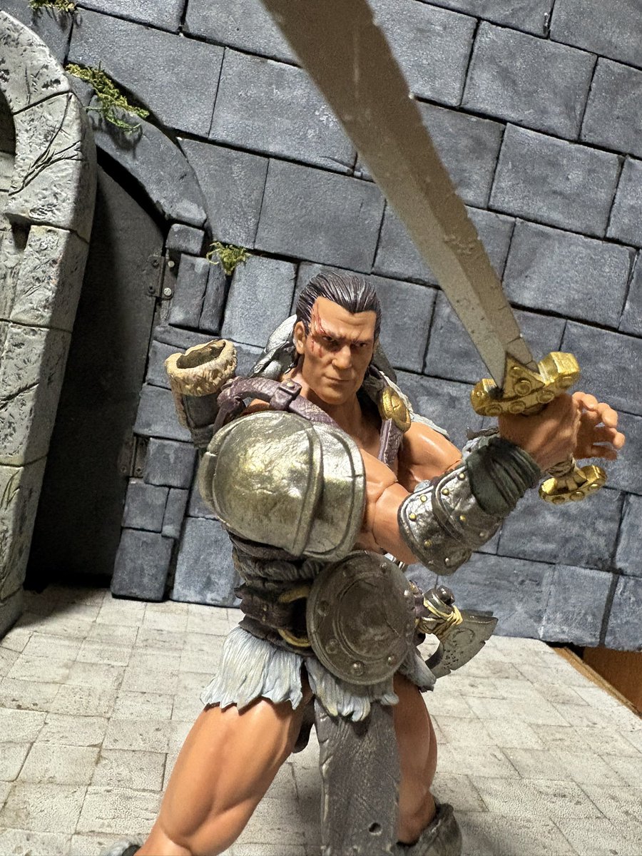 #SavageCrucible

<a href="/hobb_idea/">Hobb-Idea</a> さんで購入したクリーガーさんかな
蛮族戦士って感じでイカす！　関節が丁度良い硬さで動かしやすい
今後もシリーズ展開が楽しみ！