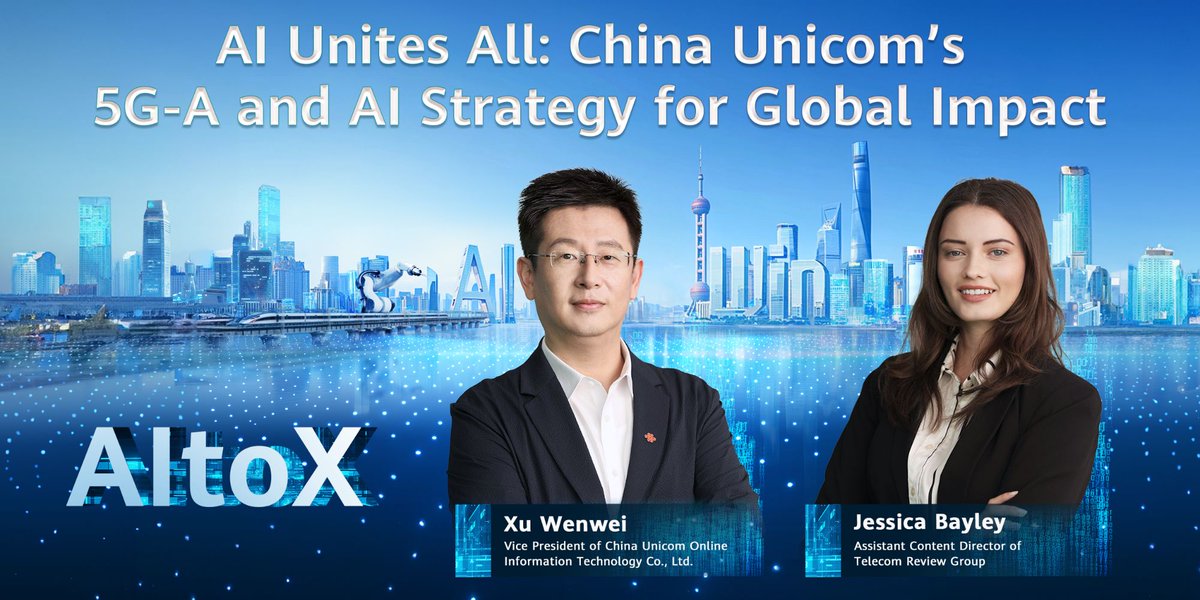TelecomReviewME's tweet image. 💡What’s behind #AI and #NewCalling?

At #MWCShanghai2025, #TelecomReview sat down for an #exclusive conversation with #WeiChenguang (@ChinaMobile7) and #GeorgeGao (@HuaweiCloudCore) to further explore this innovation in more detail.

telecomreview.com/articles/repor…