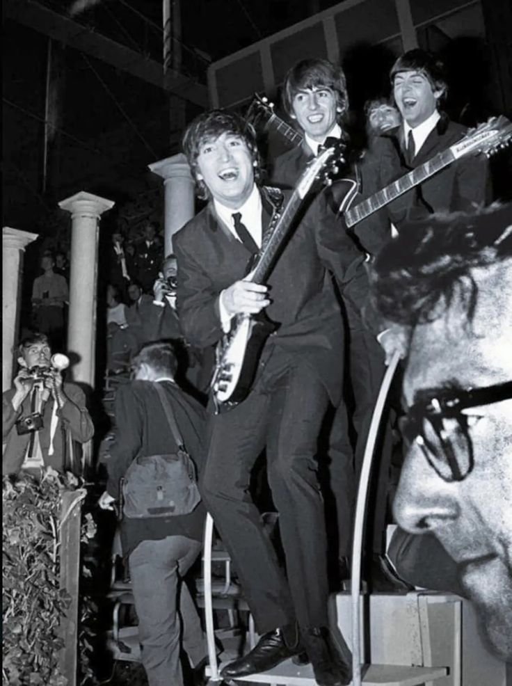 The #Beatles concert at the Johanneshov Ice Stadium in Stockholm, Sweden, July 28, 1964. 
📷Folke Hellberg