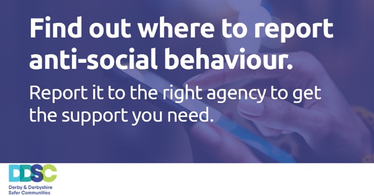 DerbysPCC's tweet image. ๐จ Duringโฏ#ASBAwarenessWeekโฏโ it is important to know who to contact about anti-social behaviour in your area.
Whether itโs noise, graffiti, or something more serious, knowing the right place to report it helps get the right support faster. Hereโs a quick guide:
๐๏ธโฏNoise,โฆ