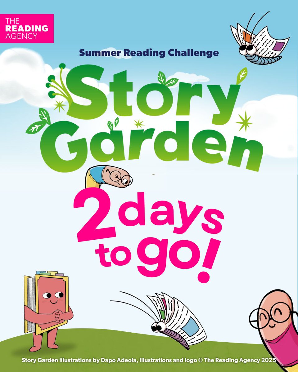 Libraries Wales (@librarieswales) on Twitter photo 🌿TWO DAYS to go until the #StoryGarden blooms in libraries! 📚🌳🌞
Join #SummerReadingChallenge 2025 to discover books, win prizes, and explore the magic where stories and nature meet. <a href="/readingagency/">The Reading Agency</a> 🌿TWO DAYS to go until the #StoryGarden blooms in libraries! 📚🌳🌞
Join #SummerReadingChallenge 2025 to discover books, win prizes, and explore the magic where stories and nature meet. <a href="/readingagency/">The Reading Agency</a>