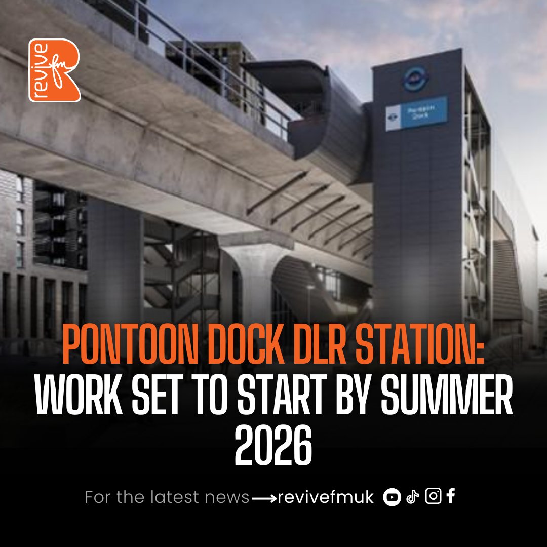 Major upgrades of the £44 million project include six escalators and a new mezzanine level installed at Pontoon Dock station in Silvertown.
The station will remain open throughout most of the project.
Share your thoughts!

#revivefmuk #pontoondock #dlrstation #silvertown #tfl