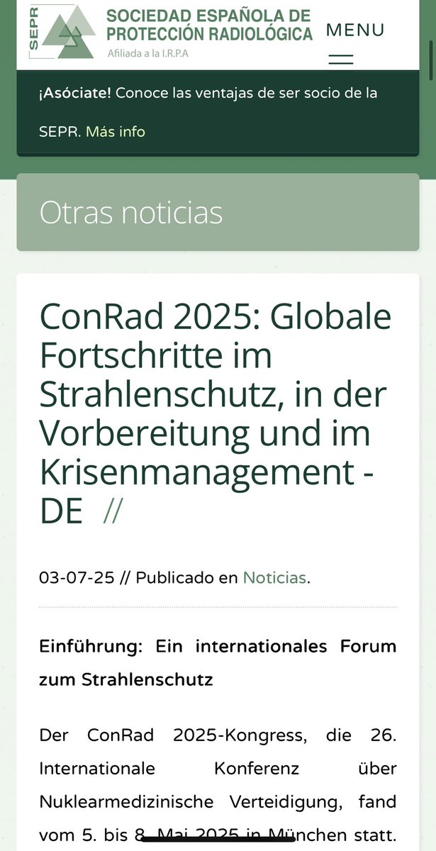 Alegria Montoro (@alegriamontorop) on Twitter photo Resumen de la importante conferencia ConRad2025 sobre avances globales en protección radiológica, preparación y respuesta en emergencias, que hemos preparado desde el <a href="/HospitalLaFe/">HospitalLaFe</a> del proyecto del <a href="/IISLaFe/">IIS La Fe</a> sobre Protocolo de Biodosimetria financiado por el <a href="/CSN_es/">Consejo de Seguridad Nuclear</a>! Resumen de la importante conferencia ConRad2025 sobre avances globales en protección radiológica, preparación y respuesta en emergencias, que hemos preparado desde el <a href="/HospitalLaFe/">HospitalLaFe</a> del proyecto del <a href="/IISLaFe/">IIS La Fe</a> sobre Protocolo de Biodosimetria financiado por el <a href="/CSN_es/">Consejo de Seguridad Nuclear</a>!