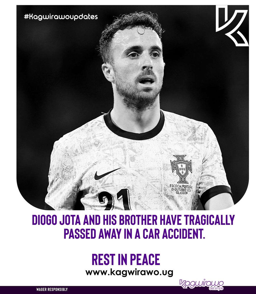 Liverpool star Diogo Jota, 28 dies in tragic car crash with his