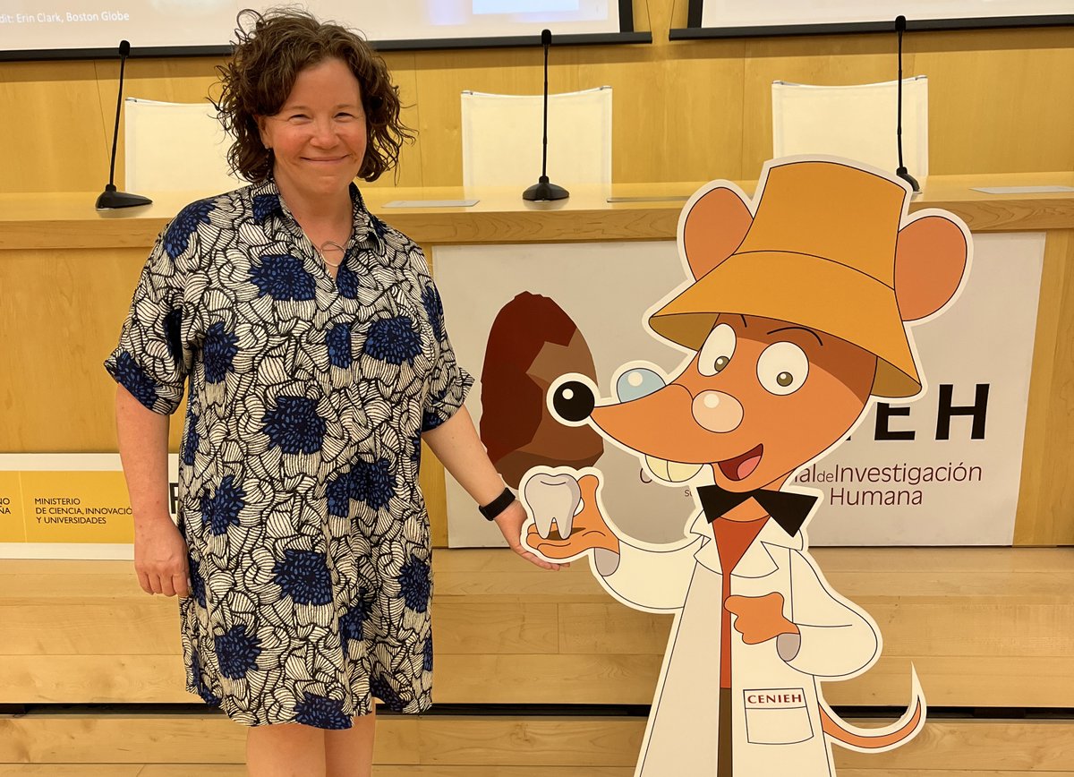 Prof. Leslea J. Hlusko (@lhlusko) on Twitter photo Excellent week for <a href="/Tied2Teeth/">Tied2Teeth</a> and <a href="/ERC_Research/">European Research Council (ERC)</a> as the people collaborating with #RatónPérez <a href="/ColeccionRP/">Colección Ratón Pérez</a> got to meet the Science Tooth Fairy <a href="/ErinDunnScD/">Erin C Dunn, ScD, MPH</a>
Thank you for visiting <a href="/CENIEH/">CENIEH</a> and sharing your research with us -- amazing to see that #depression is also tied to teeth! Excellent week for <a href="/Tied2Teeth/">Tied2Teeth</a> and <a href="/ERC_Research/">European Research Council (ERC)</a> as the people collaborating with #RatónPérez <a href="/ColeccionRP/">Colección Ratón Pérez</a> got to meet the Science Tooth Fairy <a href="/ErinDunnScD/">Erin C Dunn, ScD, MPH</a>
Thank you for visiting <a href="/CENIEH/">CENIEH</a> and sharing your research with us -- amazing to see that #depression is also tied to teeth!