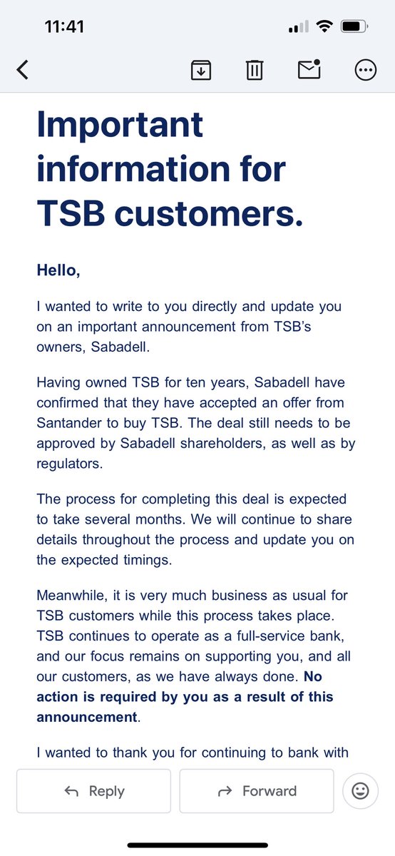 FrasierNs's tweet photo. I had offered £1 to buy this bank. But they refused. Why @TSB https://t.co/1ftD7Hay19