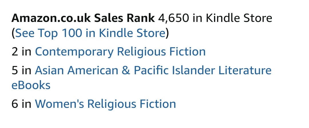 Not bad for a book published FOUR years ago! NO HONOUR is 99p at the moment. 

Experience Pakistan like never before! NO HONOUR will take you on a journey to rural Pakistan where age old rules define the way of life... rules that 16 year old Abida breaks. 
amazon.co.uk/s?k=awais+khan…