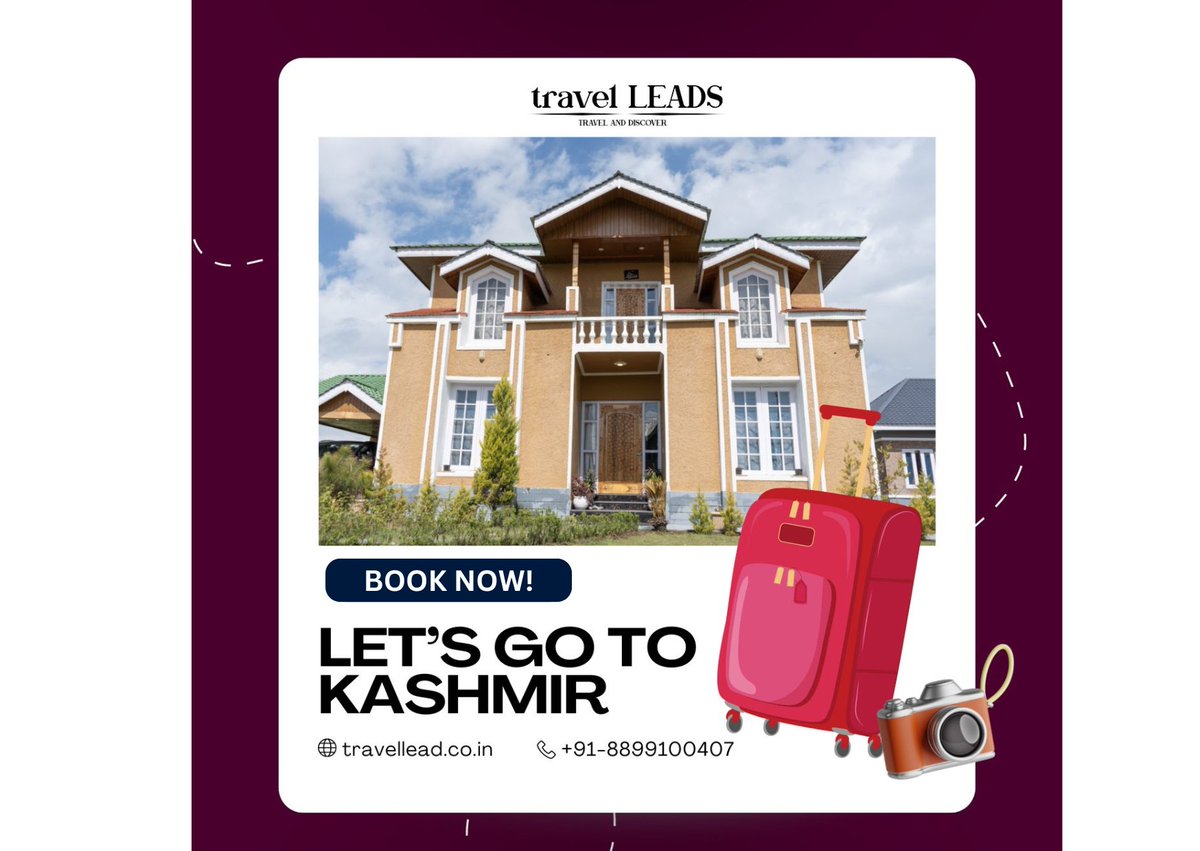 TravelLEADS2023's tweet image. 🌟 Looking for affordable stay at Srinagar?🏡✨ Stay at “Leads Inn”
Book now! 📞+918899100407
🌈 #budgetfriendly #staywithus #booktoday #kashmir_lovers #srinagar #kashmir #narbal #travelphotography #travel #5bhkvillas #fullyfurnished #kashmirtourism