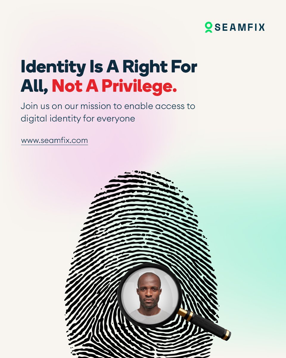 Imagine being invisible, not because you don’t exist, but because your identity can't be proven.

This is the daily struggle for millions who are denied access to healthcare, education, banking and other basic services.

At Seamfix, this is why we have built technology solutions