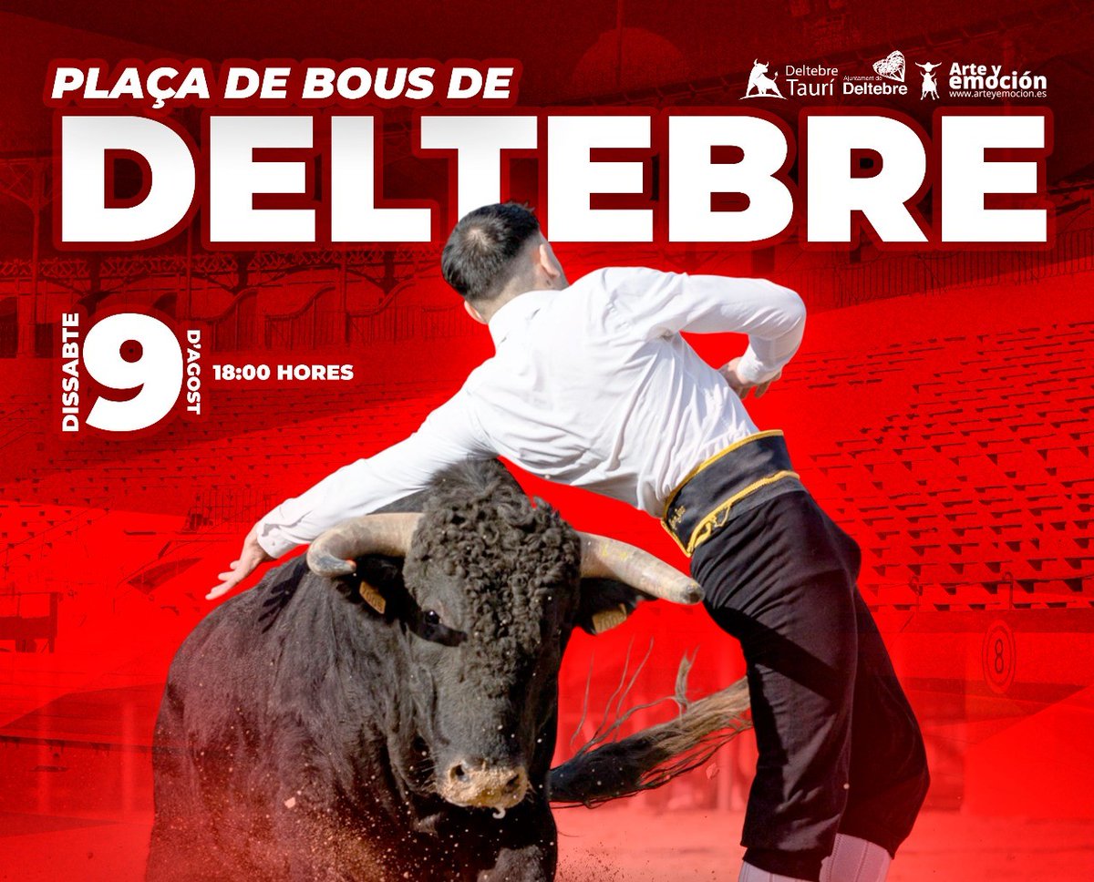 Noticia
🔵 Deltebre ofrece el mejor concurso de recortadores del año en Catalunya

La noticia completa a través del siguiente enlace:

guarismodelocho.com/deltebre-tarra…