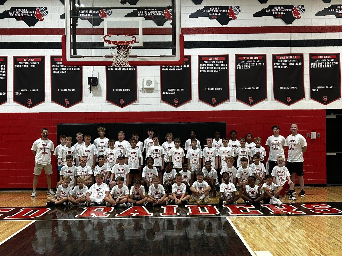 JordanP29923381's tweet photo. Red Raiders Basketball Camp was a great success! This was a fun and competitive group! Always a great day to be a Red Raider! Go Big Red! 🪓🪓 https://t.co/I6DImI2VyL