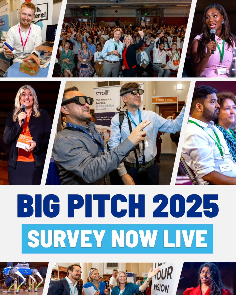 NHS_CEP's tweet image. Can you believe it’s already been two weeks since #BigPitch2025?! ✨🚀
As we look back on the day, we’re also looking ahead, and your feedback plays a big part in shaping future events 💬
👉 Take a few minutes to share your thoughts: forms.office.com/e/RT9b90gpLL
#NHSCEP #nhscep9