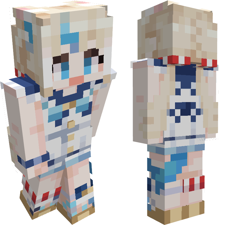 yoho!🐟 Sameko Saba Minecraft skin! #sabart