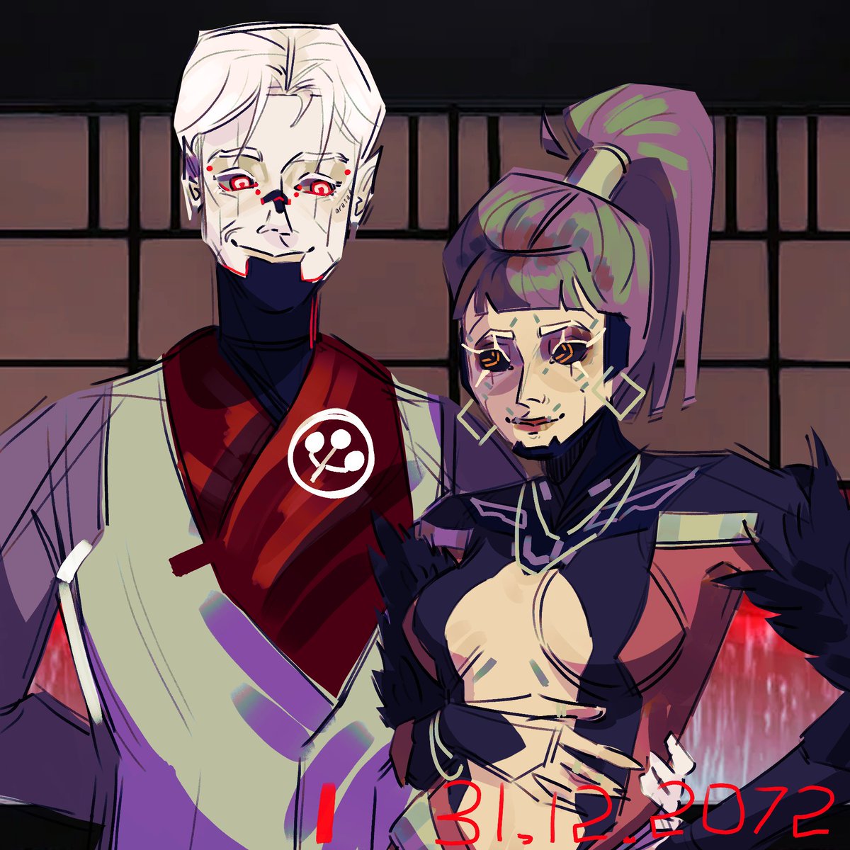 Finally got around to doing mi first attack on <a href="/__J00L/">J00L ツ DA2 Bald Elf is obsessed with Kurt Hansen..</a> 's Roan. He looks like such a bitch its endearing in a way. 

+ i always wanted to somehow connect him to my V, so theyve met couple of times while she was still w Kang Tao.