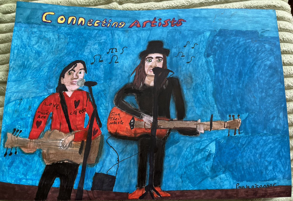 Drawing of <a href="/SinaTheilMusic/">Sina Theil</a> a true inspiration ⭐️🎤