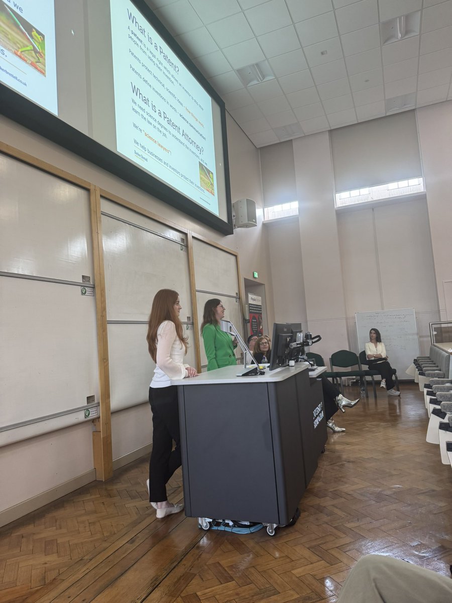 A packed-out auditorium for Physics Partners’ “Girls into Physics” event with inspiring speakers at Birmingham Uni.