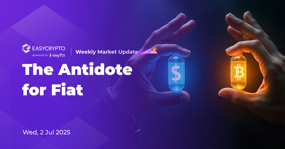 🗓️ Weekly Crypto Update: July 2 - Bitcoin, gold, and macro mayhem. 😅

The U.S. bond market’s wheezing. Trump’s praising BTC. Bhutan’s mining to stay afloat.

Full update below👇 hub.easycrypto.com/news/weekly-ma…