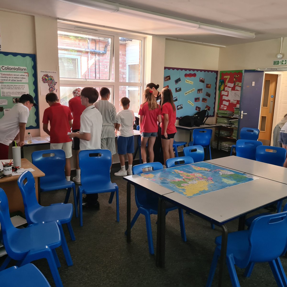 First session of our Cultural Day was looking at migration around the world!