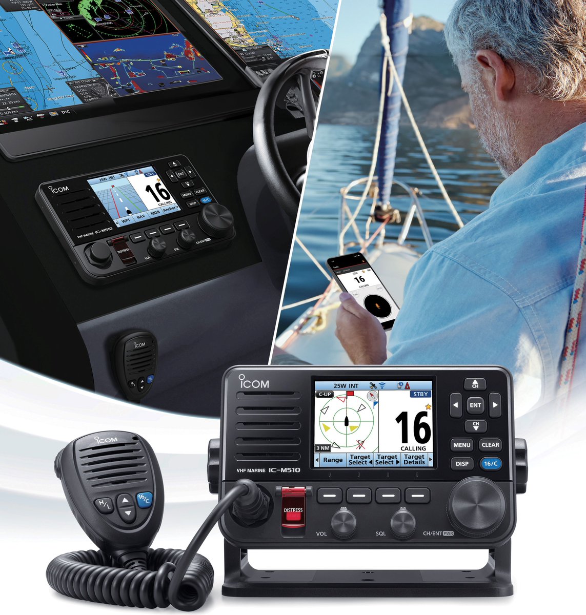 Did you know your Icom IC-M510 VHF Marine Transceiver can be controlled from your smartphone? 

The RS-M500 acts as your wireless control hub for the IC-M510.

Watch our demonstration video here: youtu.be/FceqH0ebDhA?si…

#ICOM #RM500 #marineelectronics