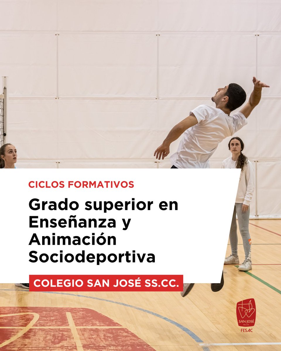 🏃‍♂️💥 Si el deporte es lo tuyo, conviértelo en tu futuro.

Estudia Enseñanza y Animación Sociodeportiva en FESAC.

📩 secretaria@fesac.es | 📞 600 959 198

#FPDeporte #FESAC