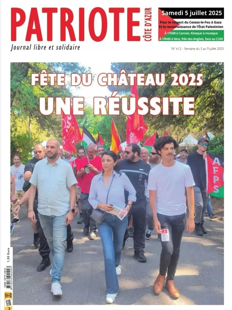 Partout en France, les fêtes du <a href="/PCF/">PCF</a> sont des réussites.

Aucune force politique n'arrive à rassembler autant de monde pour débattre, adhérer, écouter un concert, ou simplement passer un bon moment.
