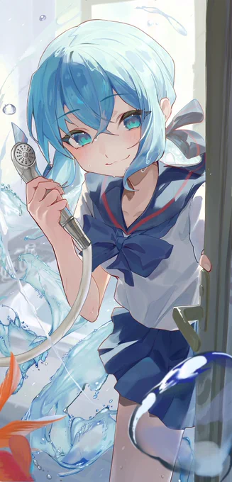 一緒に涼も? #初音ミク