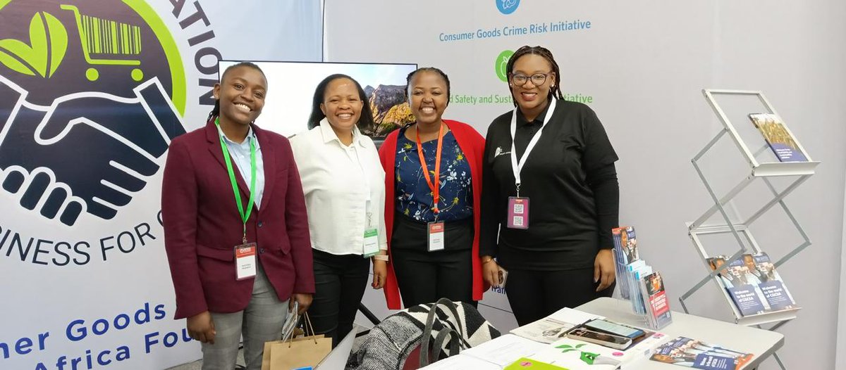 Matlou Setati, Food Safety and Sustainability Executive, and Bridgette Canham, Projects and Events Officer, engage with GS1 Kenya members Rhoda and Anika.

Today, the conversations continue to unfold. These dialogues are essential for translating insights into real-world